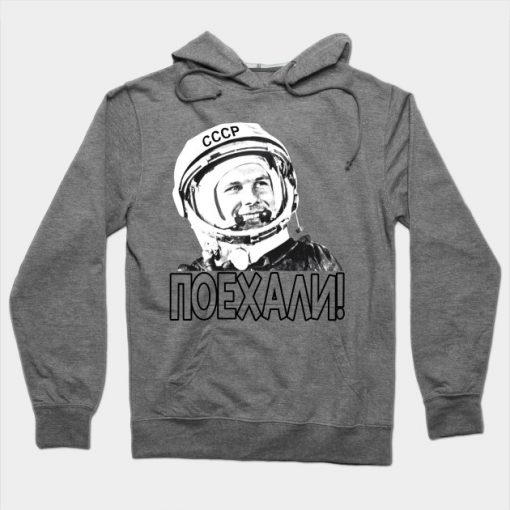 Gagarin Astronaut Space USSR Russia Hoodie