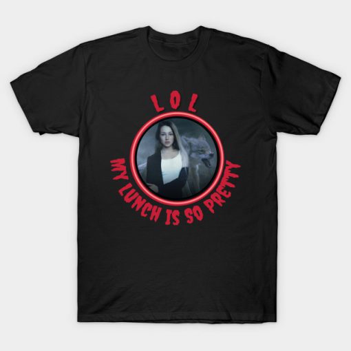 Girl and Wolf Meme T-Shirt