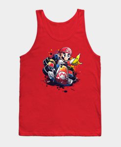 Go kart watercolor Tank Top