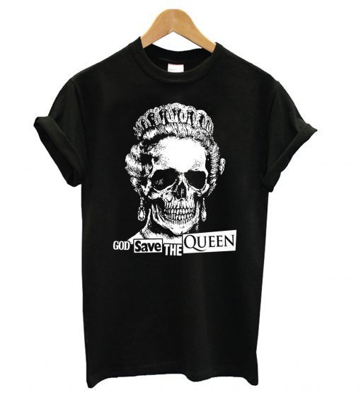 God Save The Queen – Sex Pistols Skull T shirt