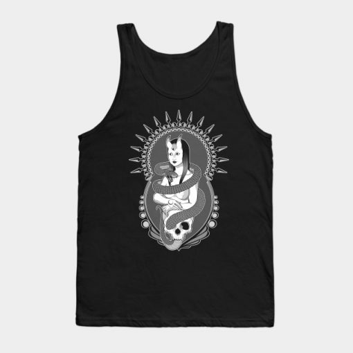 Lady dark Mona Lisa Tank Top