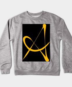 Letter A Crewneck Sweatshirt