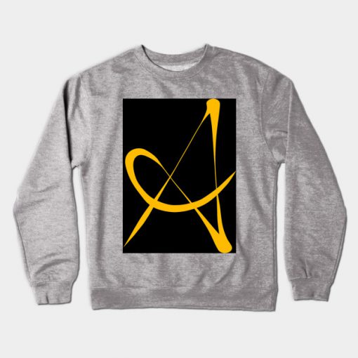 Letter A Crewneck Sweatshirt