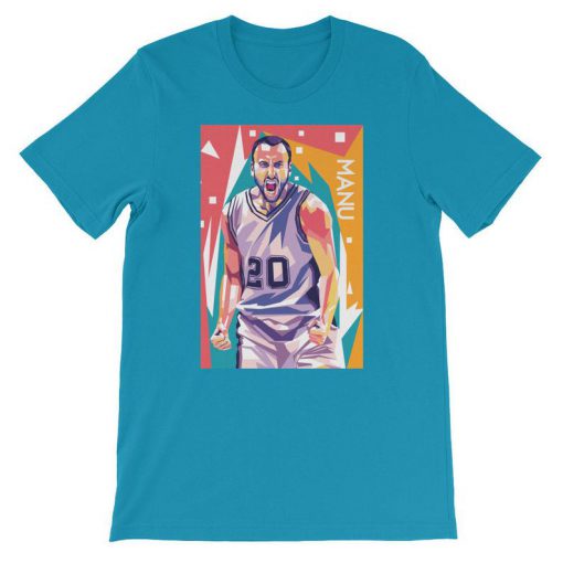 Manu Ginobili Pop Art T-Shirt