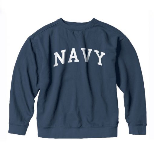 Navy Collegiate Sweatshirt