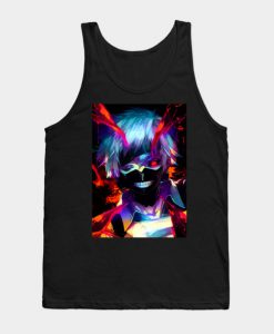 Neon Ghoul face Tank Top