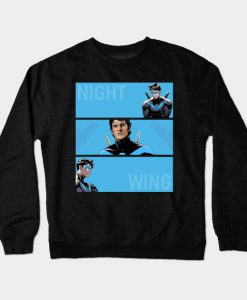 Nightwing Panels Crewneck Sweatshirt