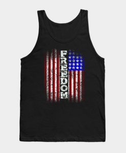 Patriotic Freedom design Tank Top