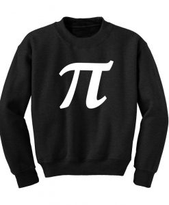 Pi Symbol Graphic Sweatshirt