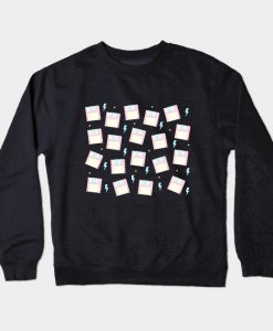 Pink floppy disk Crewneck Sweatshirt