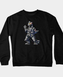 Pixel MechaGodzilla 1974 Crewneck Sweatshirt