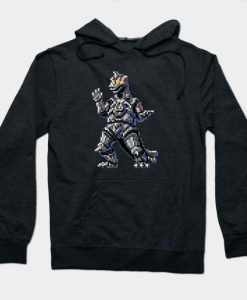 Pixel MechaGodzilla 1974 Hoodie