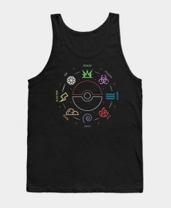 Pokemon Attribute Tank Top