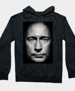 Putin Portrait Russia Hoodie