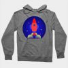 ROCKET ON BLUE Hoodie