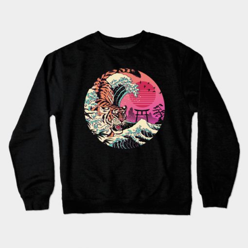 Rad Tiger Wave Crewneck Sweatshirt