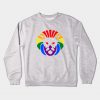 Rainbow Lion Head Crewneck Sweatshirt