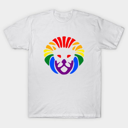 Rainbow Lion Head T-Shirt