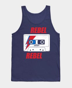 Rebel Rebel - Mixtape - Funny Retro Music Tank Top