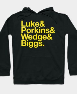 Red Squadron List Yellow Hoodie