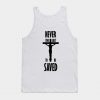 Religious Cross Design Tank Top