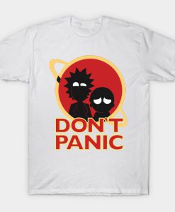 Rick and Morty Dont Panic T-Shirt