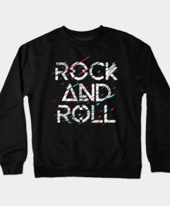 Rock And Roll Crewneck Sweatshirt