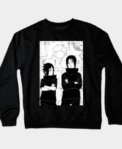 Sasuke and Itachi (Manga) Crewneck Sweatshirt