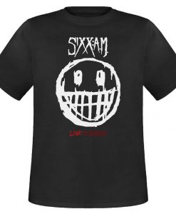 Sixx Am Life Is Beautiful black t shirt