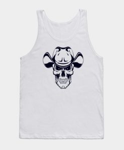 Skeleton Cowboy Tank Top