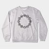 Skull Bracelet Black Crewneck Sweatshirt