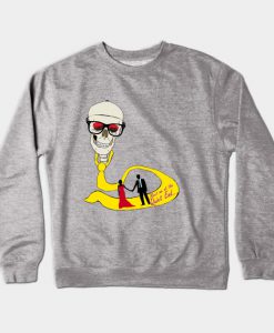 Skull and Tie Path to the Quiet End Crewneck Sweatshirt