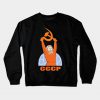 Soviet Propaganda Poster USSR Communism Yuri Gagarin Crewneck Sweatshirt