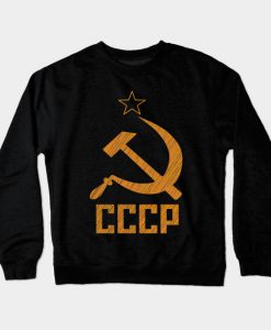 Soviet Union USSR CCCP Hammer And Sickle Crewneck Sweatshirt