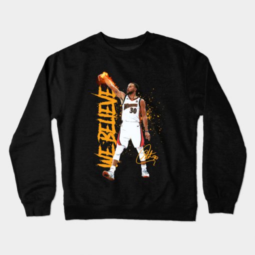 Steph Curry We Believe Jersey Crewneck Sweatshirt