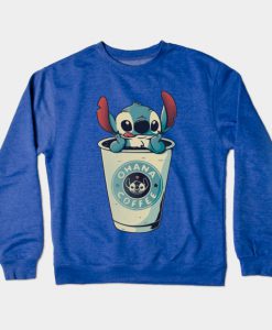 Stitch Coffee Crewneck Sweatshirt