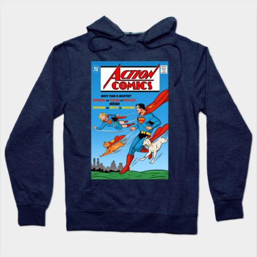 Superman Vs Supergirl Hoodie