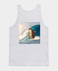 Surfing Jesus Tank Top