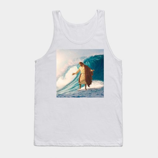 Surfing Jesus Tank Top