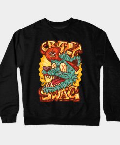 Swag Wolf Hip Hop Rapper Rap Crewneck Sweatshirt
