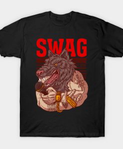 Swag Wolf Hip Hop Rapper Rap Music T-Shirt