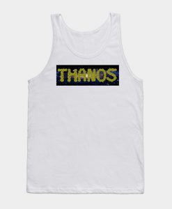 Thanos Gauntlet Text Tank Top