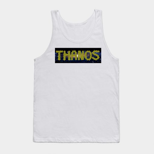 Thanos Gauntlet Text Tank Top