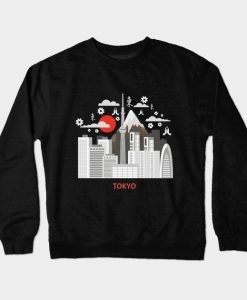 Tokyo City Crewneck Sweatshirt