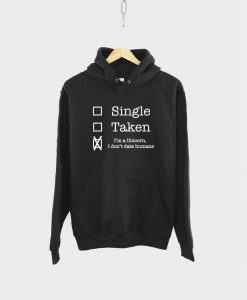 Unicorn I Don't Date Humans Hoodie