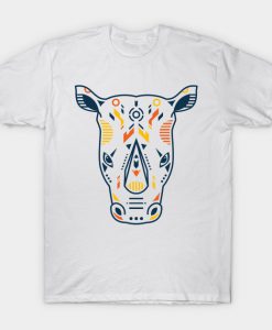 Unique Rhino Head T-Shirt