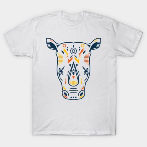 Unique Rhino Head T-Shirt