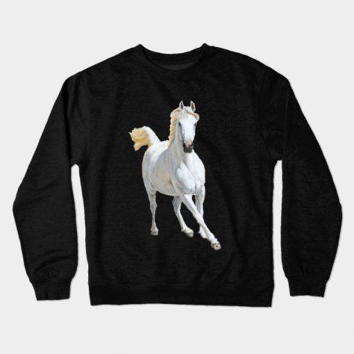 White horse Crewneck Sweatshirt