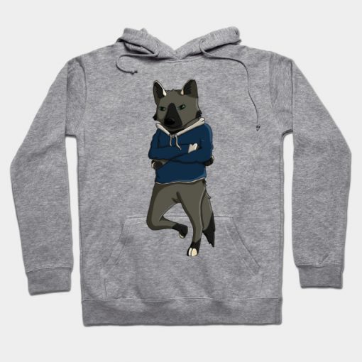 Wolf Dude Hoodie