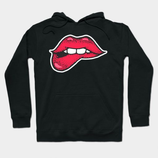 Woman red Lips Hoodie